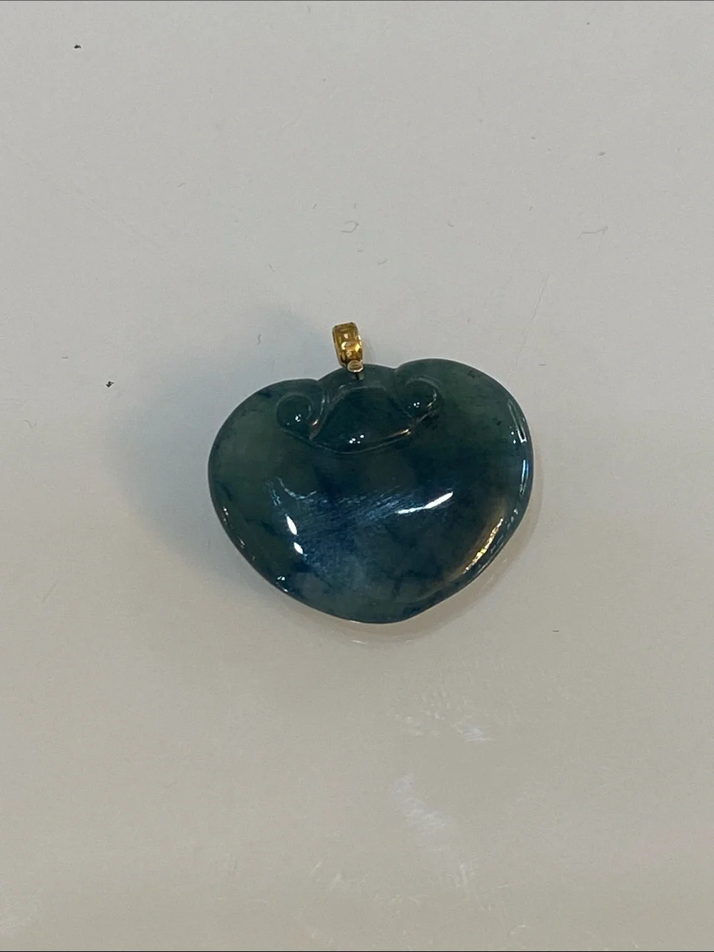 18KT Gold Jadeite Pendant
